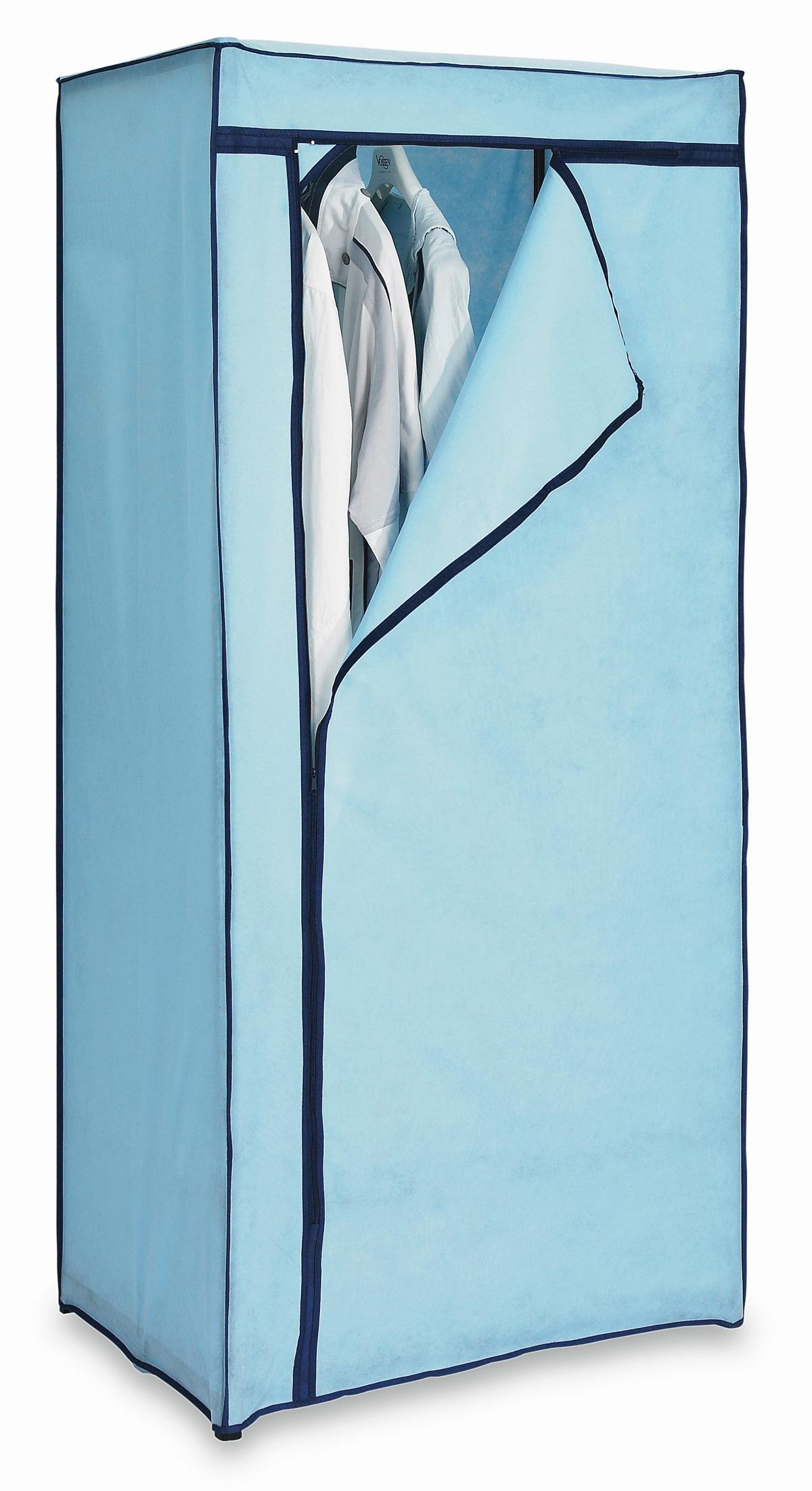 Omara Iz Blaga Fancy, Modra - modra/črna, Moderno, kovina/tekstil (75/160/50cm)