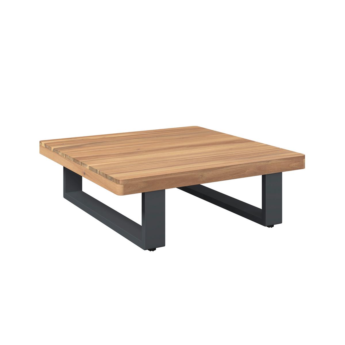 LOUNGEGARNITUR GABRIEL - Akaziefarben, Natur, Holz/Metall (173/73/82cm) - Mömax