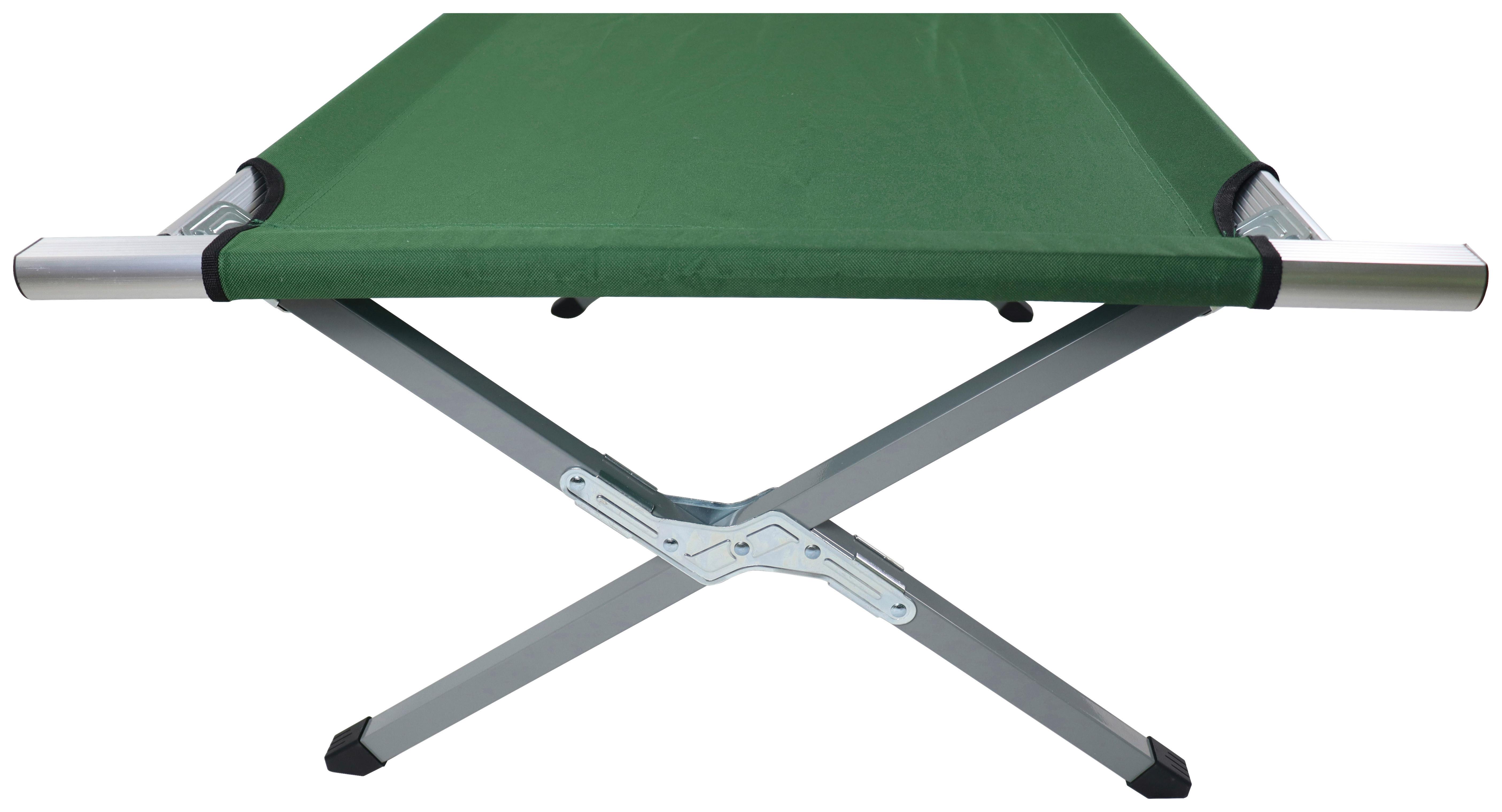 Postelja Za Kampiranje Tosali L, Zelena - zelena, Moderno, kovina/tekstil (70/210cm) - Ambia Garden