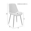 Tischgruppe Eolona Creme 5-tlg. - eukalyptusträ färg/svart, Modern, metall/trämaterial (120/76/120cm) - Bessagi Home