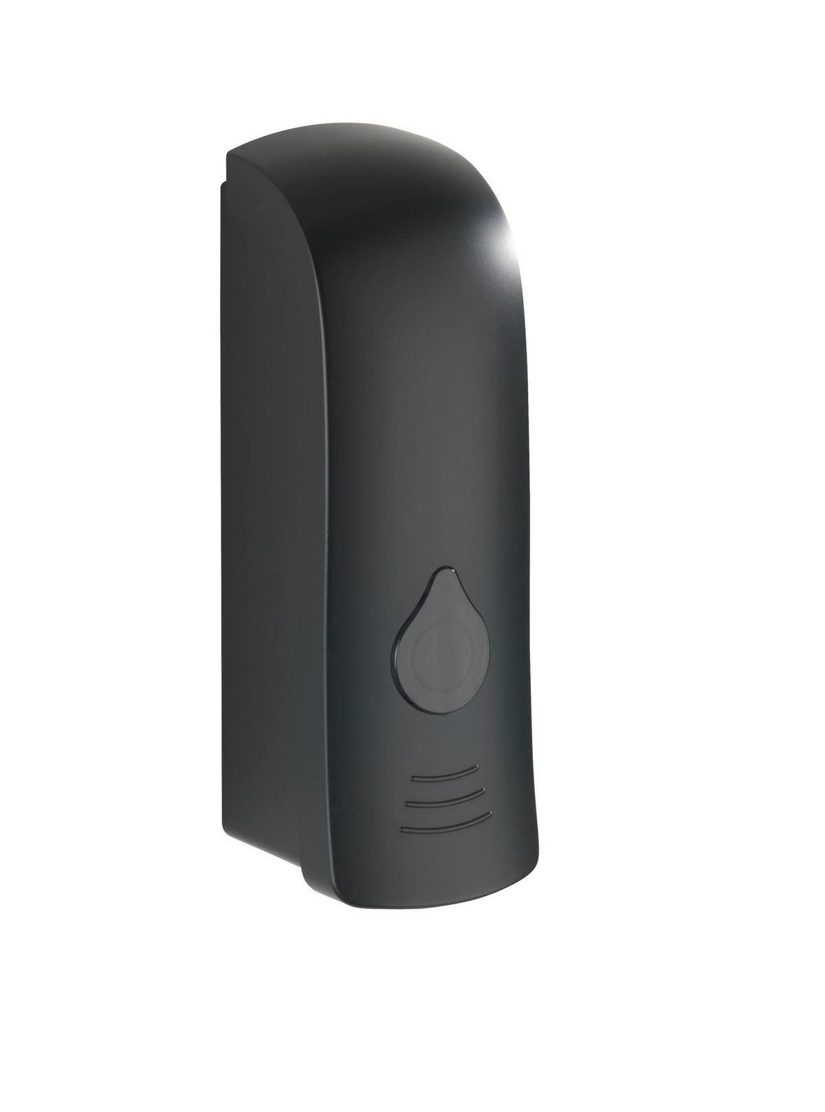 Dozator săpun Ranera - negru, Modern, plastic (7/22/7,5cm) - Wenko