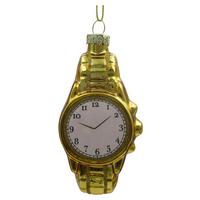 Christbaumanhänger Figures Weiß/Goldfarben - Goldfarben/Weiß, Glas/Textil (5/10/3,5cm) - Mömax