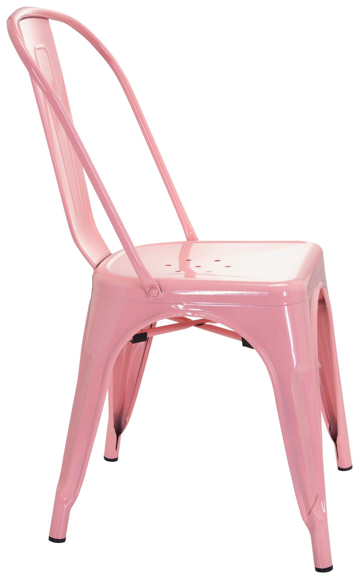 Stol Vantaggio Comfort, Roza - roza, Basics, kovina (44/84/54cm) - MID.YOU