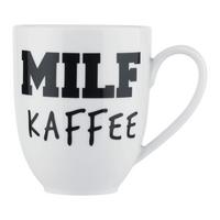 Kaffeebecher Graffiti Schwarz/Weiß ca. 350ml - Schwarz/Weiß, MODERN, Keramik (0,35l) - Mömax