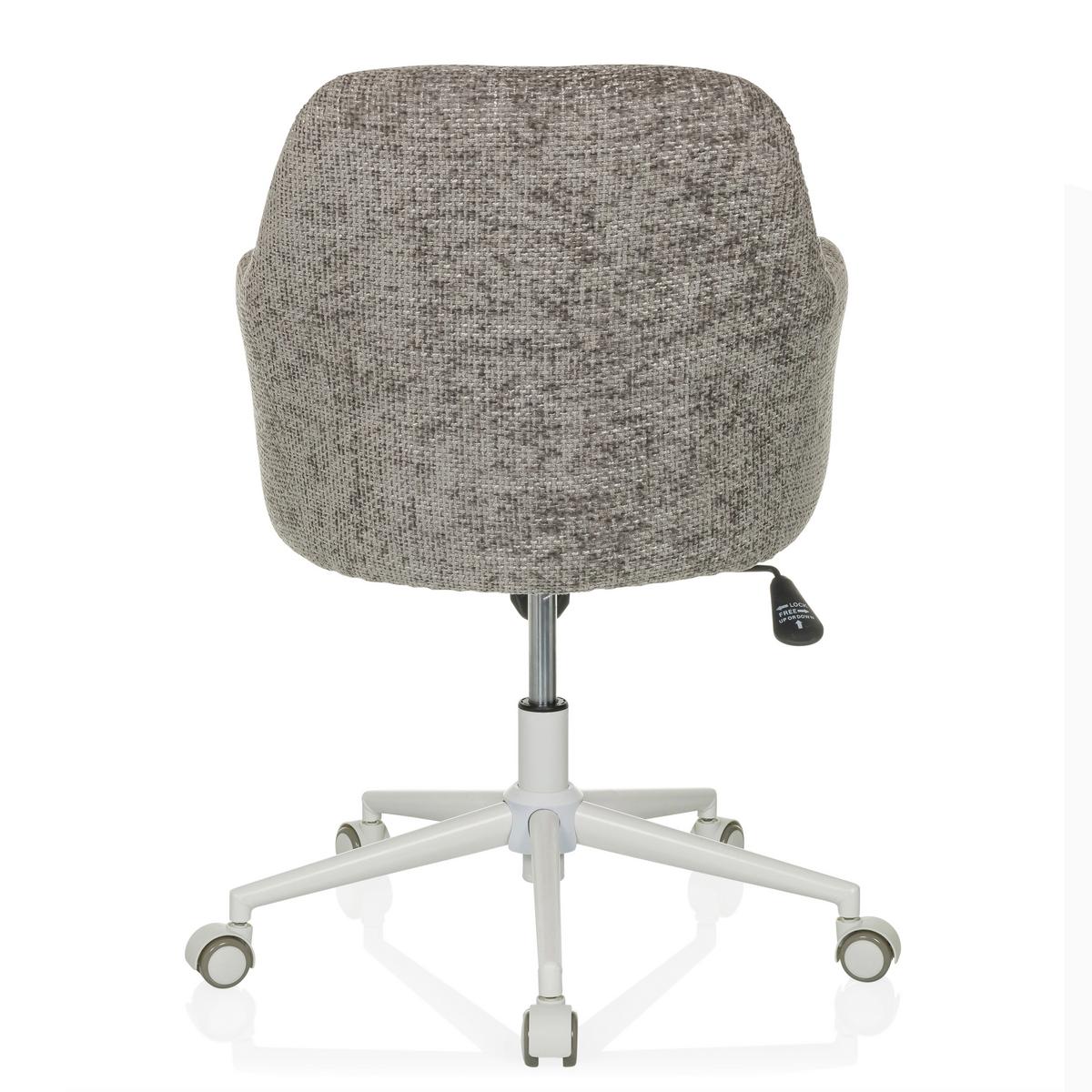 Drehstuhl Solao Home Grau - Weiß/Grau, MODERN, Kunststoff/Textil (58/78/60cm) - MID.YOU
