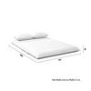 SCHLAFSOFA MACY - Weiß, MODERN, Textil/Metall (141/68/87cm) - Bessagi Home