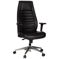 Pisarniški Stol Vitoro, Črna - srebrne barve/črna, Basics, kovina/umetna masa (65/133/65cm) - MID.YOU