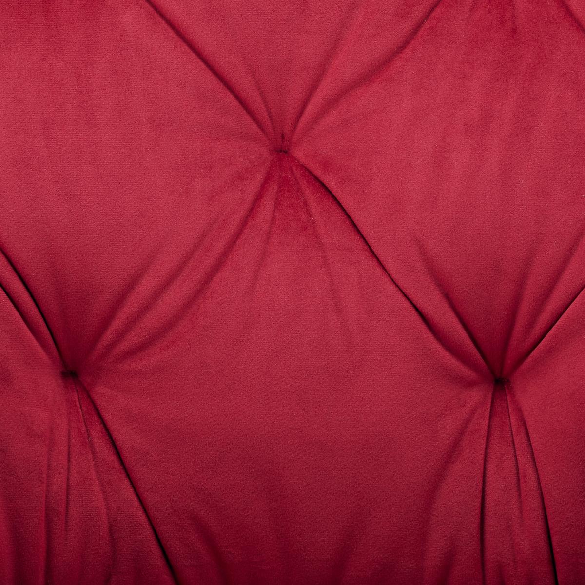 Armlehnstuhl in Rot - Rot/Schwarz, Modern, Textil/Metall (63/86/66cm) - Mömax