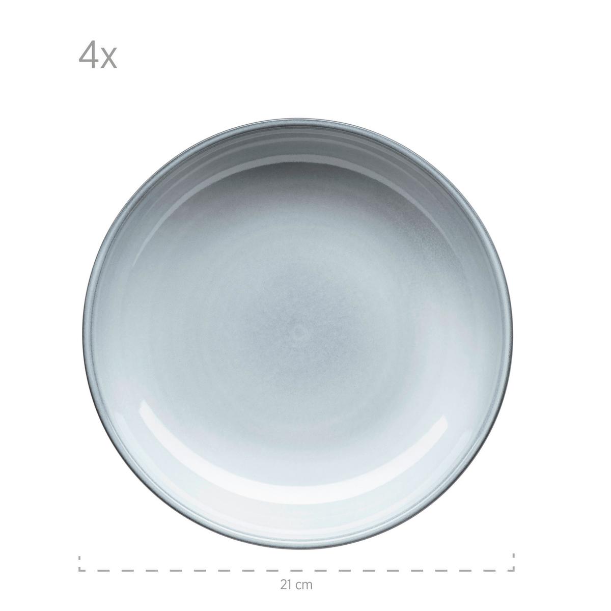 TAFELSERVICE LIVIO - Hellblau, Basics, Keramik - Mäser