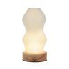 ACCU-TAFELLAMP GIRTL - Wit/Natuurlijke kleuren, Modern, Hout/Kunststof (14/21cm) - Mömax