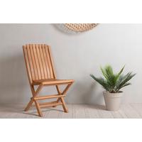 Gartenklappsessel Ghana ca. 43x98x47 cm Teakholz - Teakfarben, KONVENTIONELL, Holz (43/98/47cm) - Gardenson