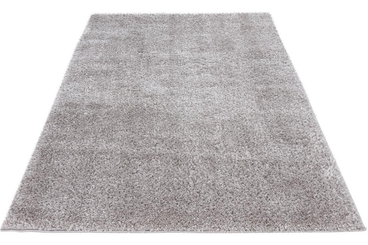 HOCHFLORTEPPICH MY EMILIA - Silberfarben, Konventionell, Textil (60/110cm) - Novel