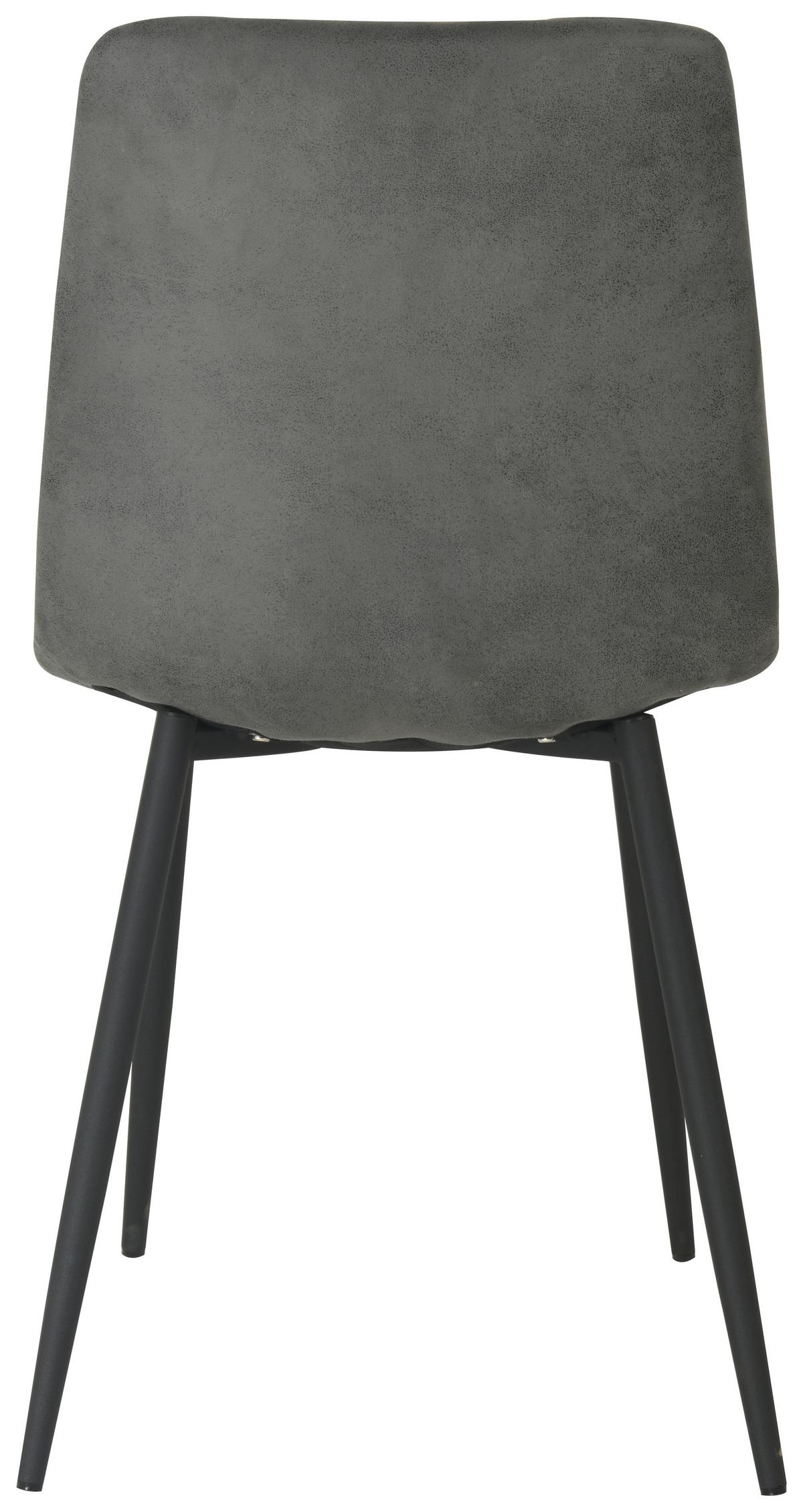 Scaun NINO - negru/gri, Modern, lemn/metal (45/88/54,5cm) - Based