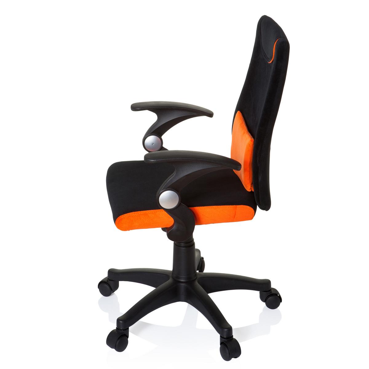 Jugenddrehstuhl Kiddy Pro Al ca. 50x87-97x40cm Orange - Schwarz/Orange, Basics, Kunststoff (50/87-97/40cm) - MID.YOU