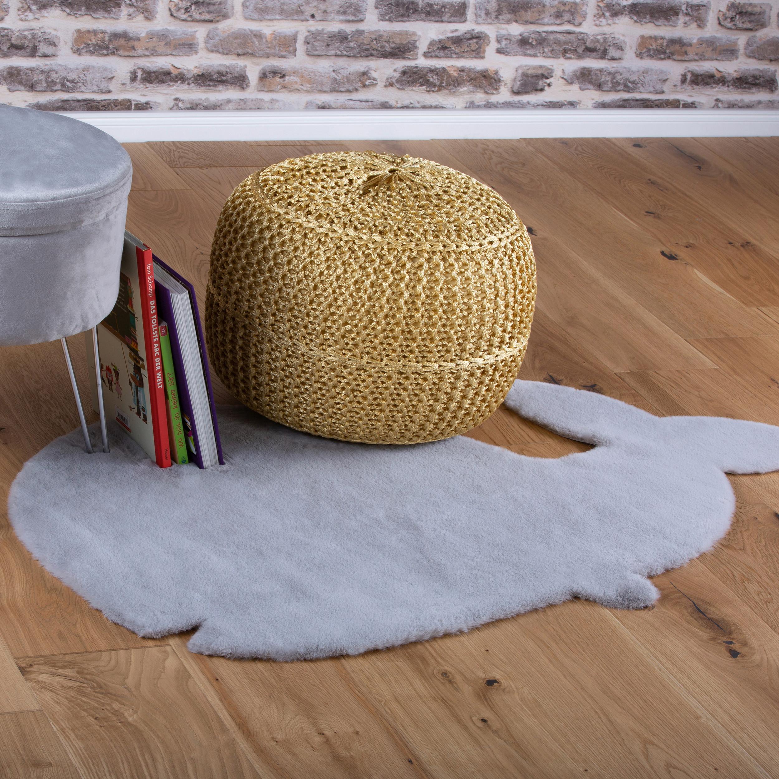 KINDERTEPPICH MY LUNA - Silberfarben, Trend, Textil (114/66cm) - Ben'n'jen