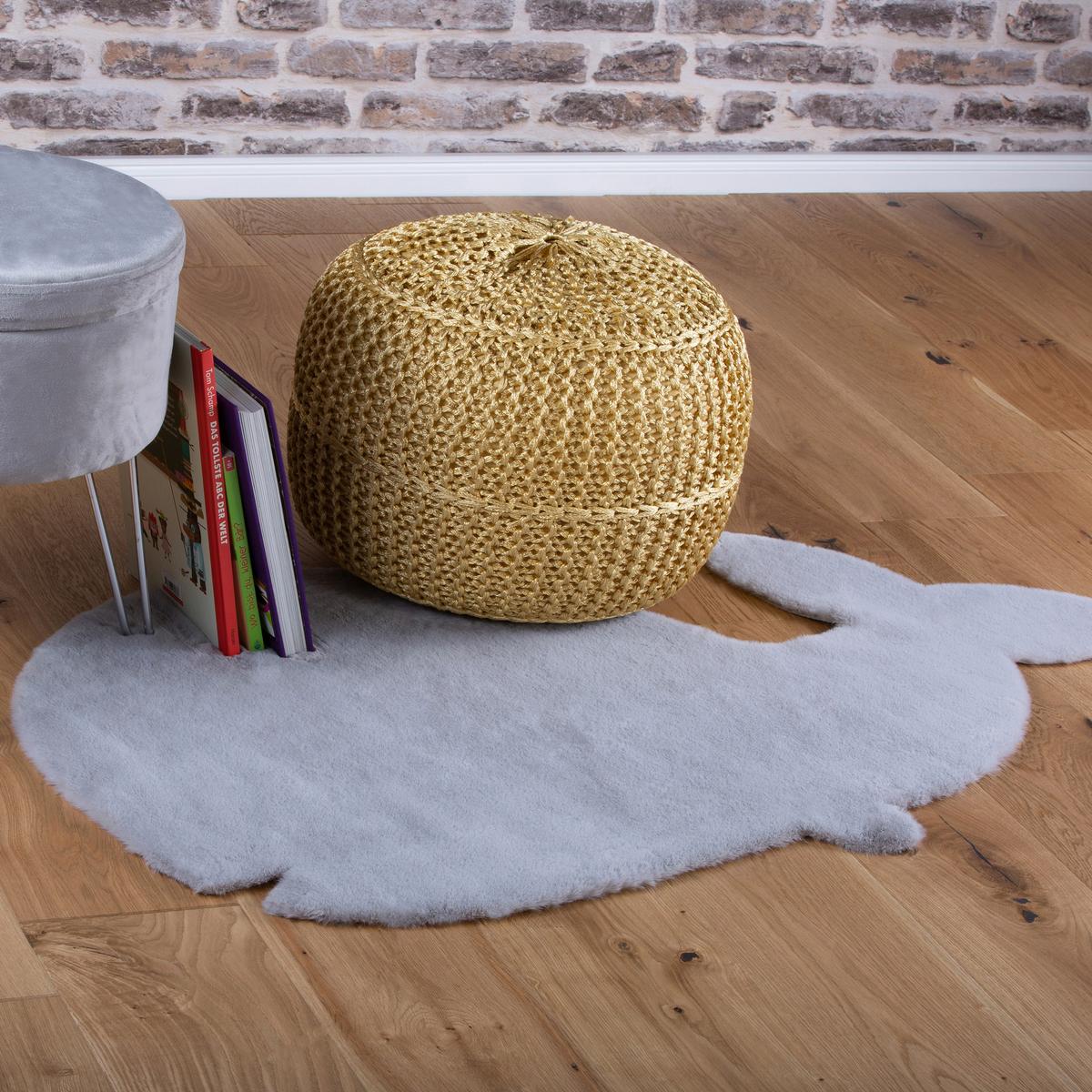 KINDERTEPPICH MY LUNA - Silberfarben, Trend, Textil (114/66cm) - Ben'n'jen