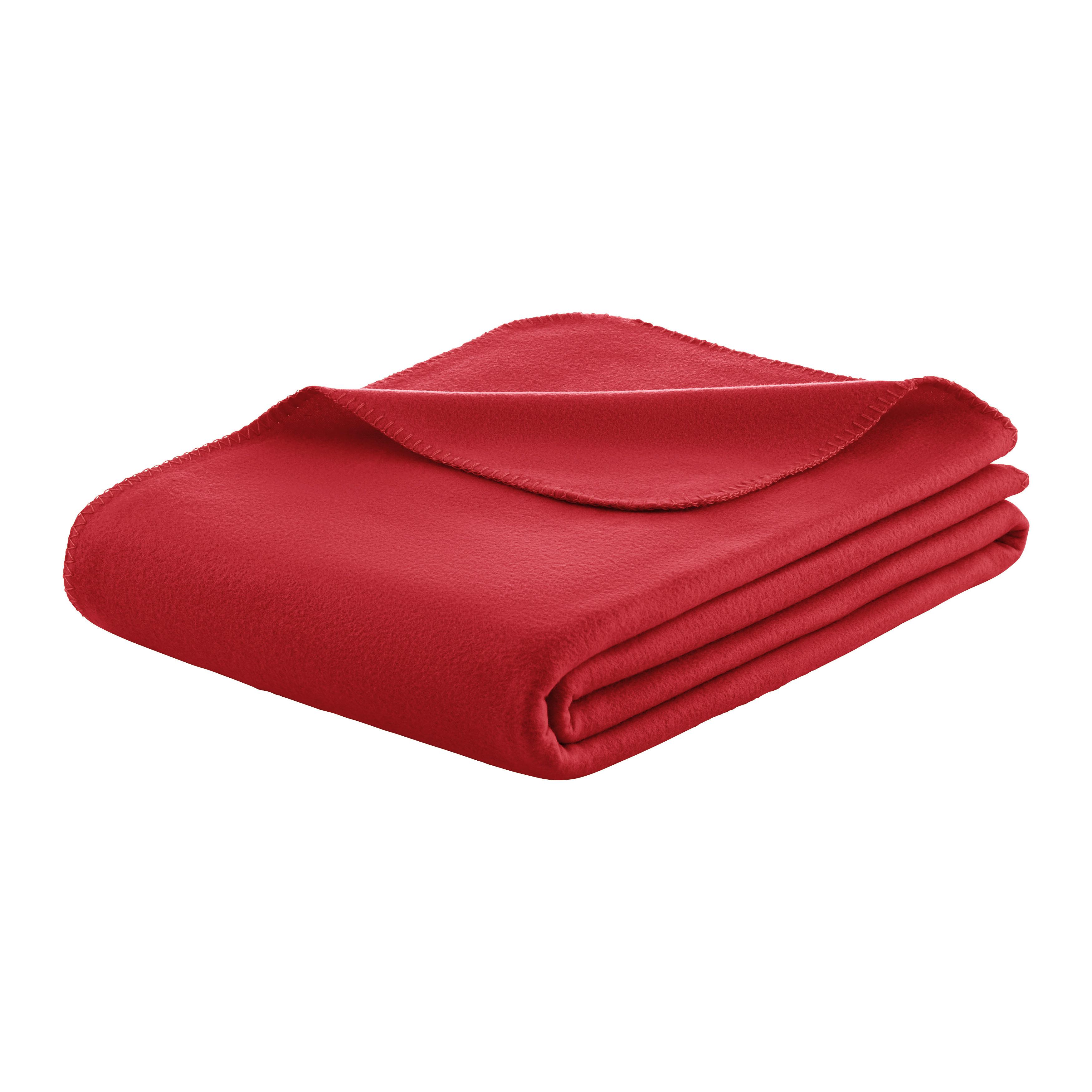 Polártakaró Felicity - piros, Konventionell, textil (140/200cm) - Modern Living