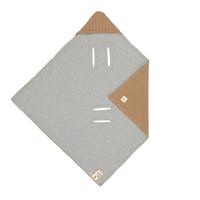 BECIK 1542014302 - kolor piaskowy/szary, Basics, tkanina (78/0,5/78cm) - Lässig