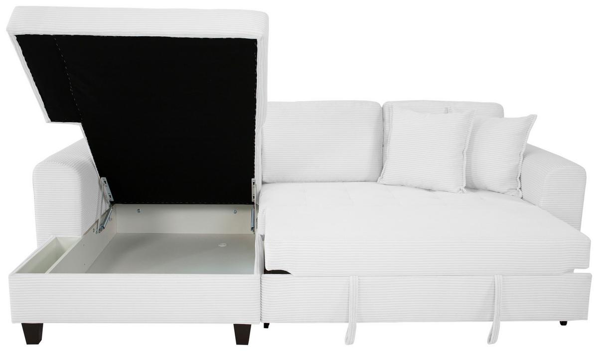 Kutna Garnitura Moritz - srebrne boje, Trend, tekstil (155/265cm) - Modern Living