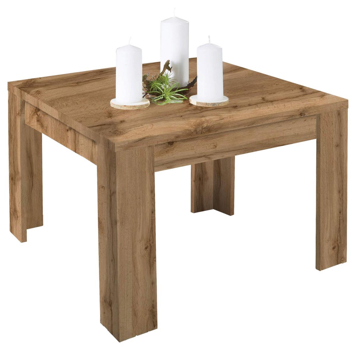 Dohányzóasztal Tölgy Színű Dalos 2 - tölgyfa színű, Konventionell, faalapú anyag (50/45,5/50cm)