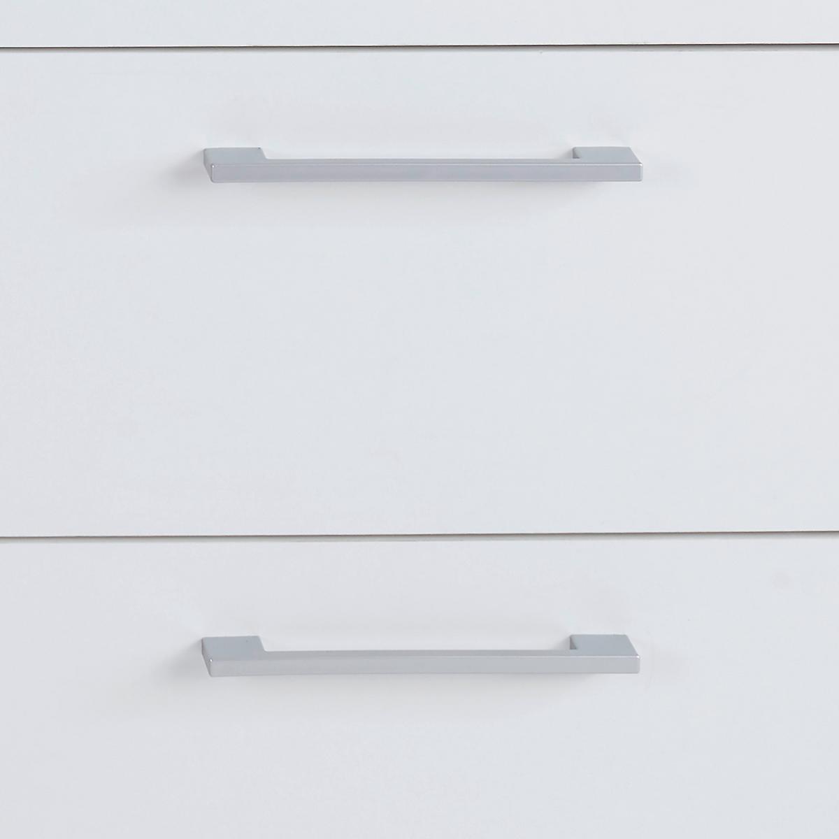 Radni Stol Box - boje hrasta/boje aluminija, Moderno, drvni materijal/plastika (123,4/73/50cm) - Modern Living