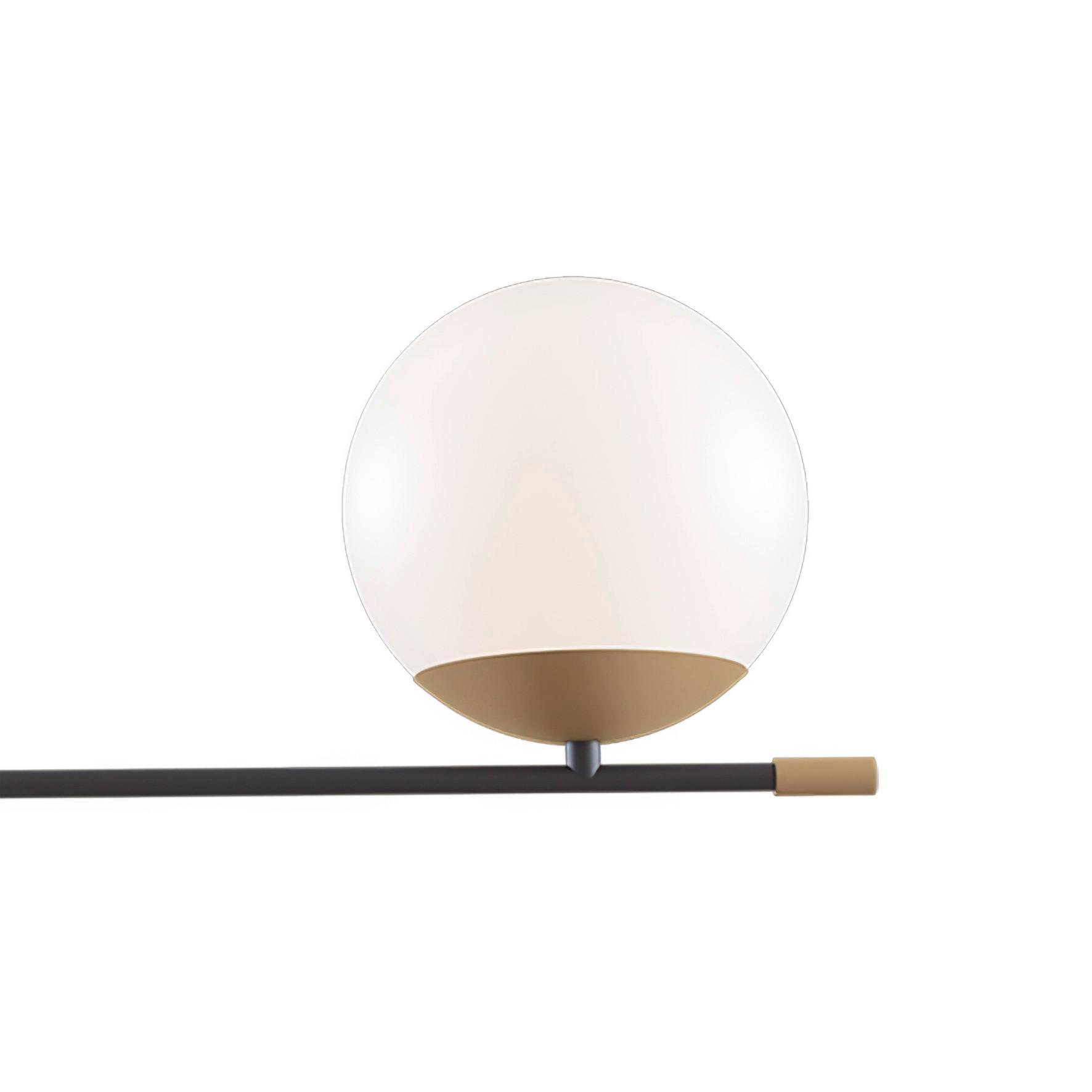 Pendelleuchte Nostalgia Mattgoldfarbig max. 40 Watt - Goldfarben/Schwarz, Trend, Glas/Metall (100/47,5/100cm) - MAYTONI