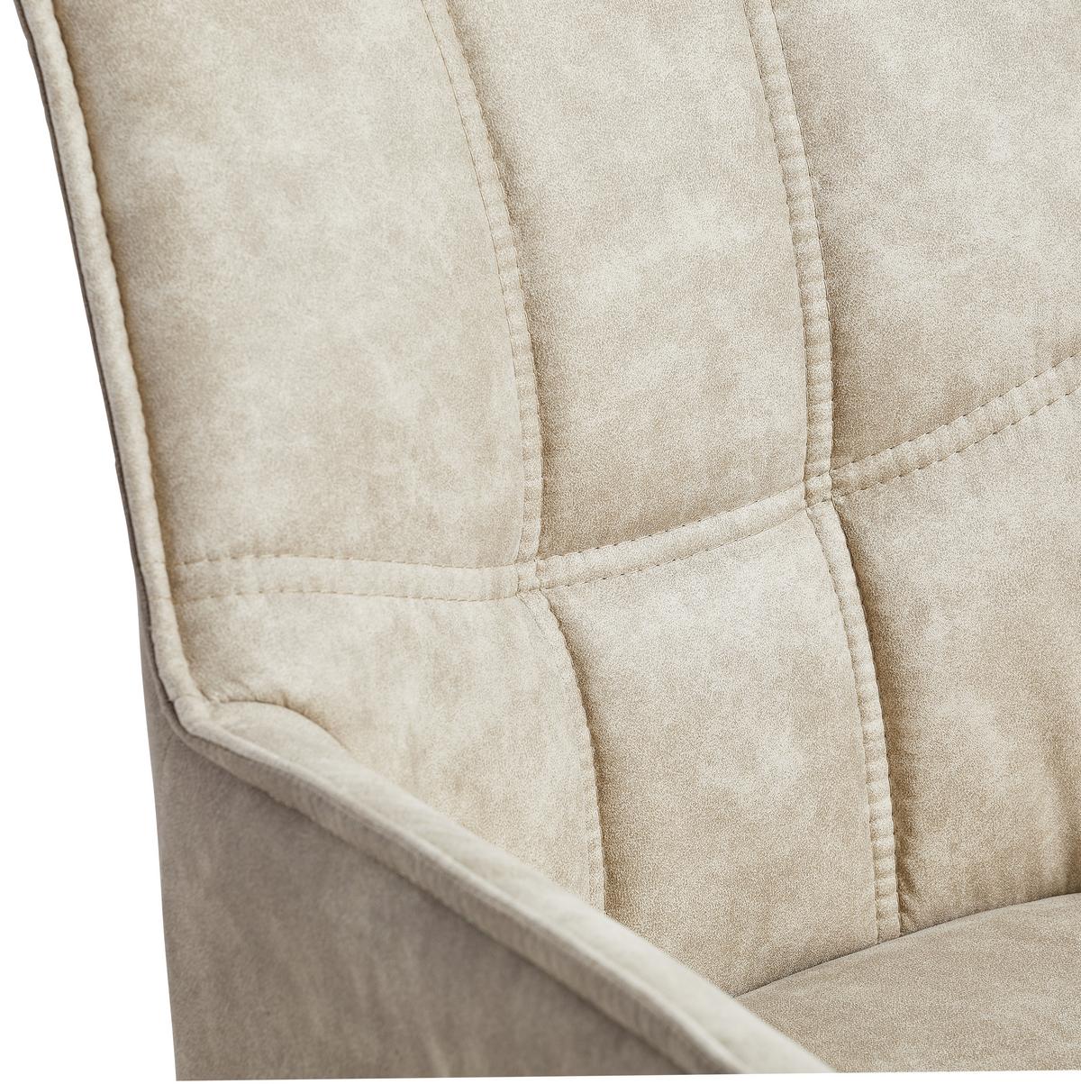 KRZESŁO Z PODŁOKIETNIKAMI LABIN - czarny/brązowy, Modern, metal/tkanina (63/85/64cm) - Livetastic