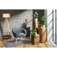 Blumensäule Rustic aus Teakholz - Teakfarben, LIFESTYLE, Holz (30/45/30cm) - PREMIUM LIVING