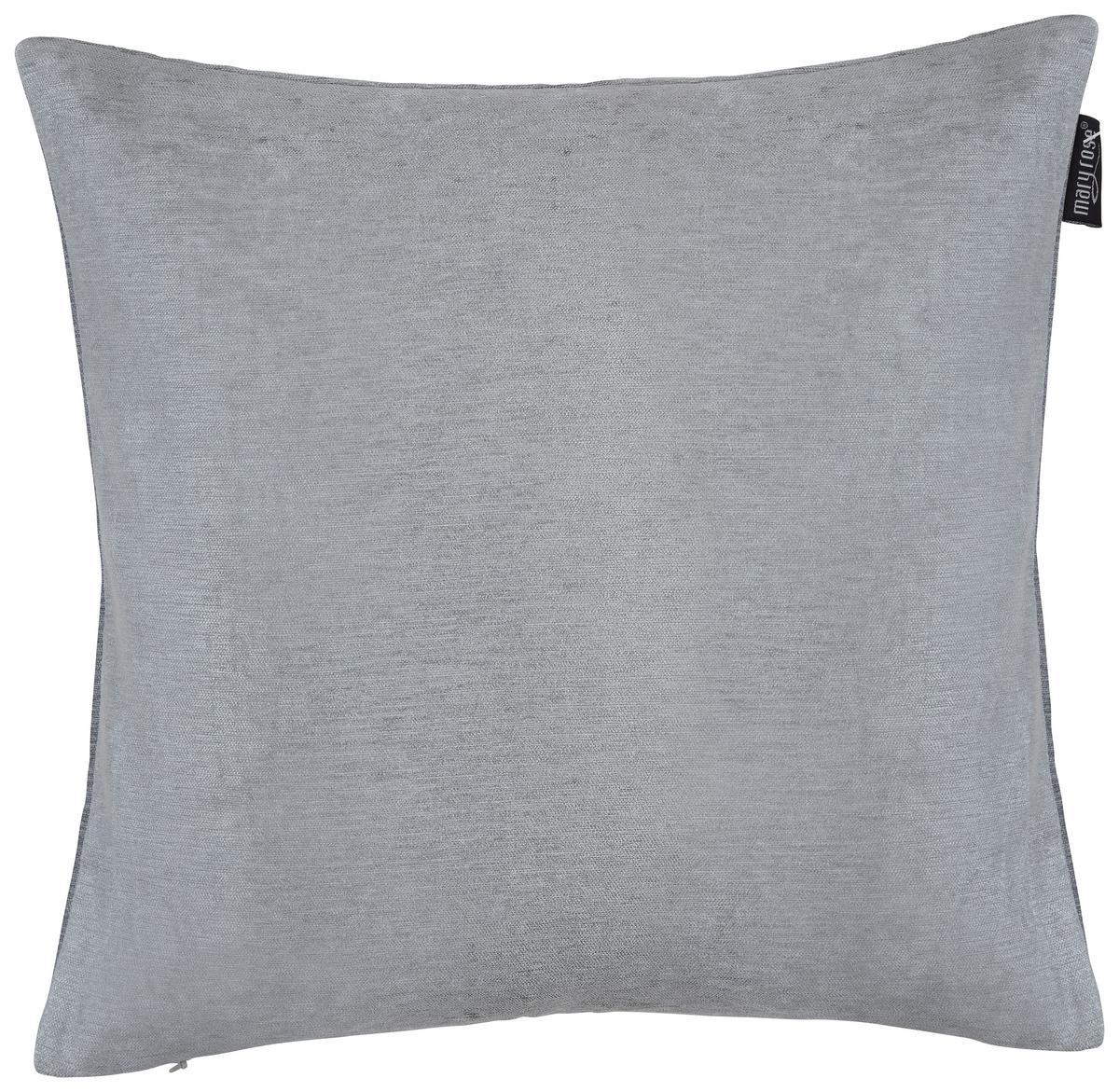 Zierkissen Sorelle in Silberfarben ca. 40x40cm - Silberfarben, MODERN, Textil (40/40cm) - Mary's