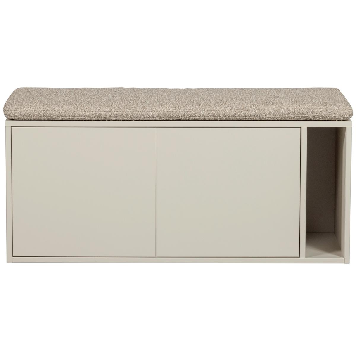 Lowboard Settle Down Grau - Grau, Design, Holz (108/50/44cm) - Livetastic
