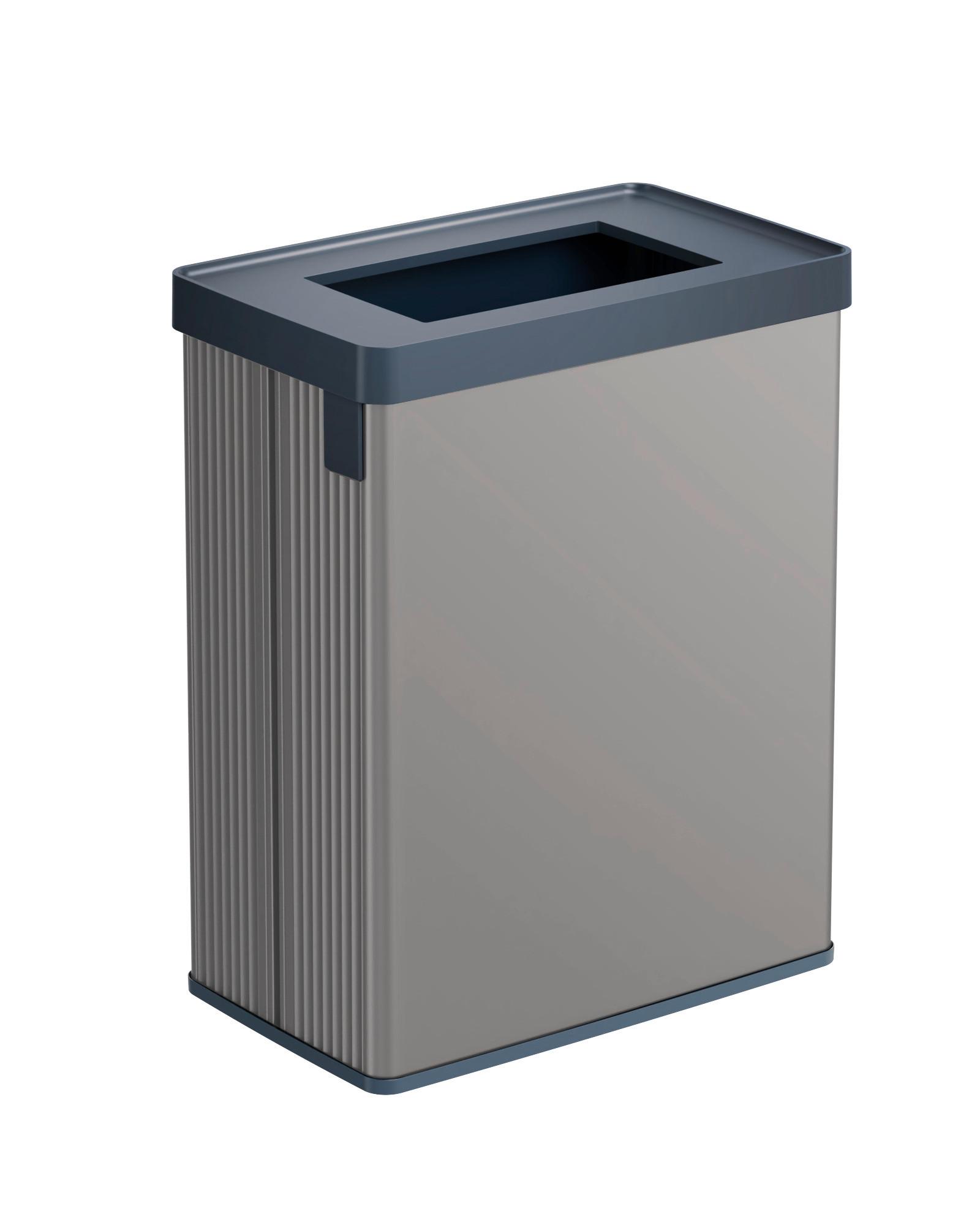 KOSZ NA ODPADY VERTO BIN RECYCLE, PERLGRAU - szary, Basics, tworzywo sztuczne (26,5/54,7/43,5cm) - Curver