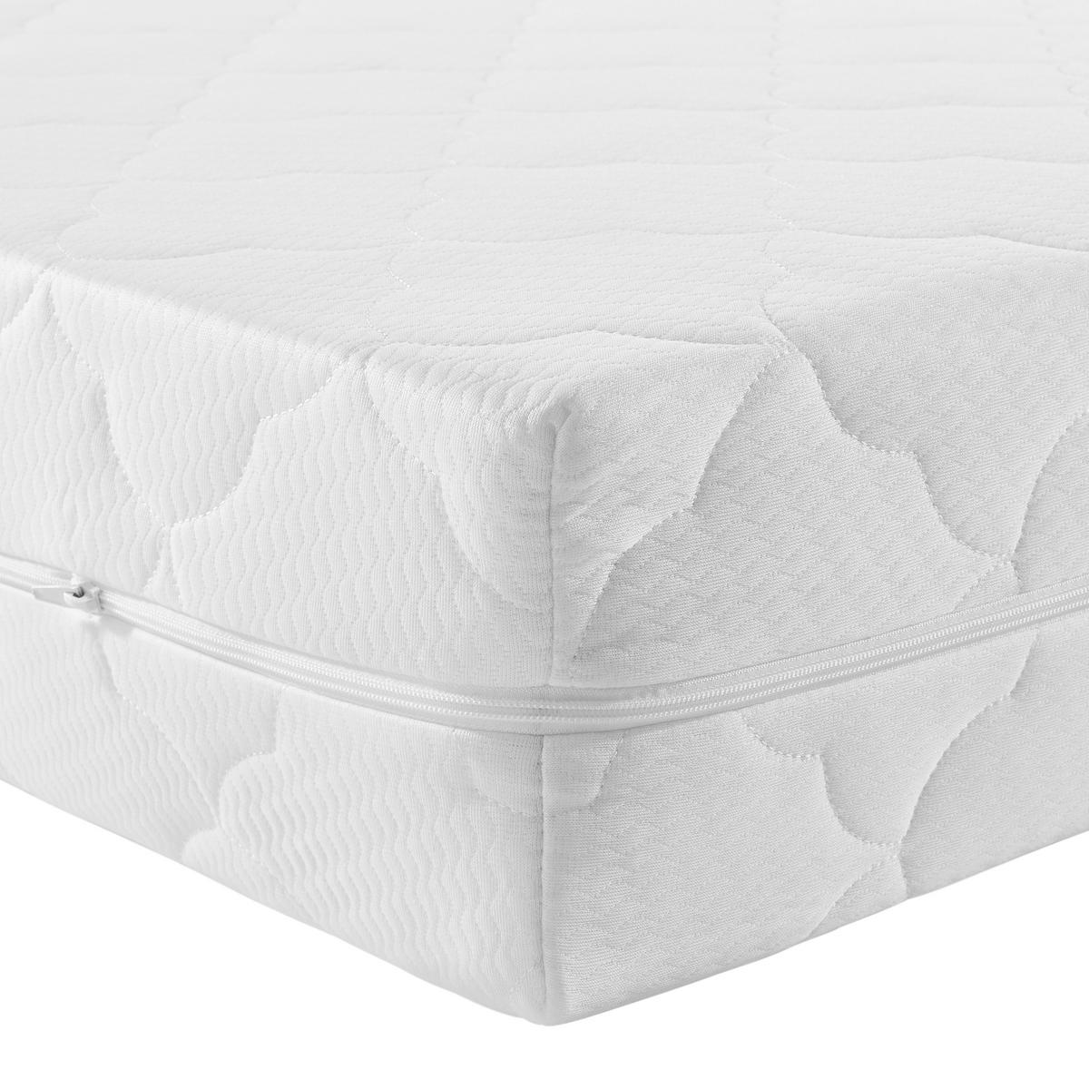 Taschenfederkernmatratze Sleepy Weiß ca. 100x200cm - Weiß, MODERN, Textil (100/19/200cm) - Bessagi Home