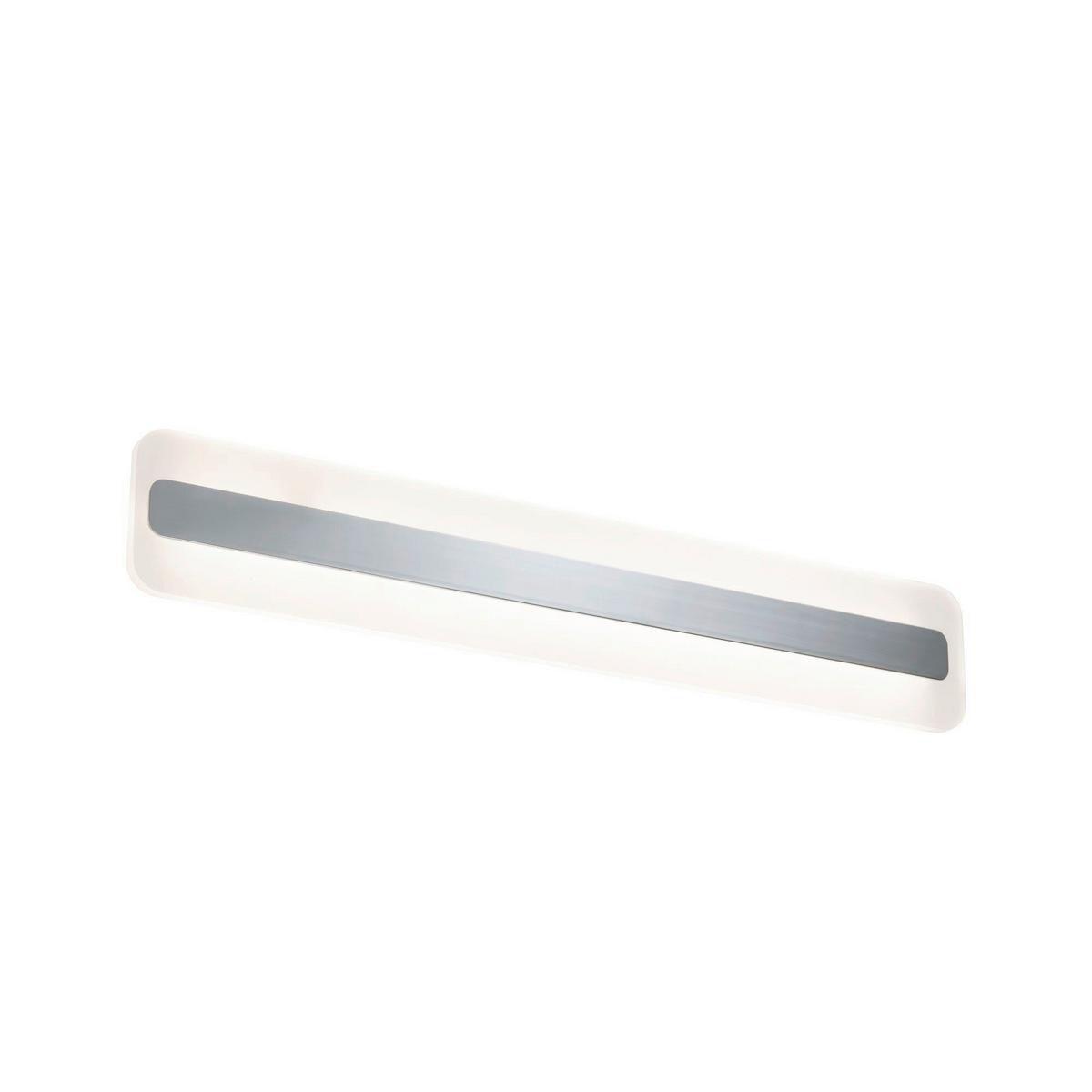 LED-Deckenleuchte Lukida in Weiß/Chromfarben max. 9 W - Chromfarben/Weiß, Basics, Metall (60/10cm) - Paulmann