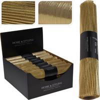 Dekoranyag Shiny Gold - aranyszínű, textil