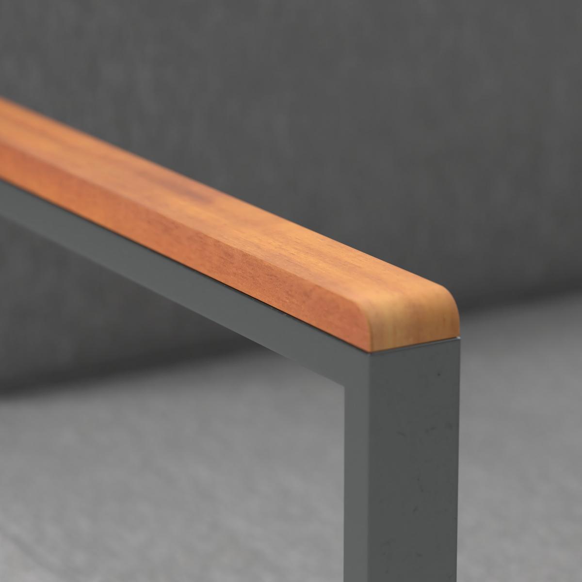 Lounge Garnitura Luzern, Siva, Akacija, 5-Delno - siva/naravne barve, Moderno, kovina/tekstil (190/190cm) - Beldano