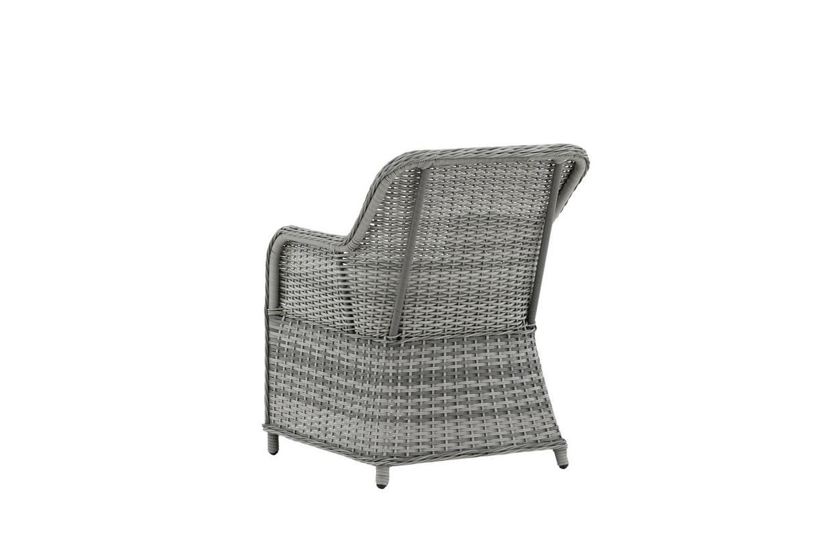 Gartenstuhl-Set Vikelund 2er-Set Grau - Grau, KONVENTIONELL, Textil/Metall (65/92/75cm) - Gardenson