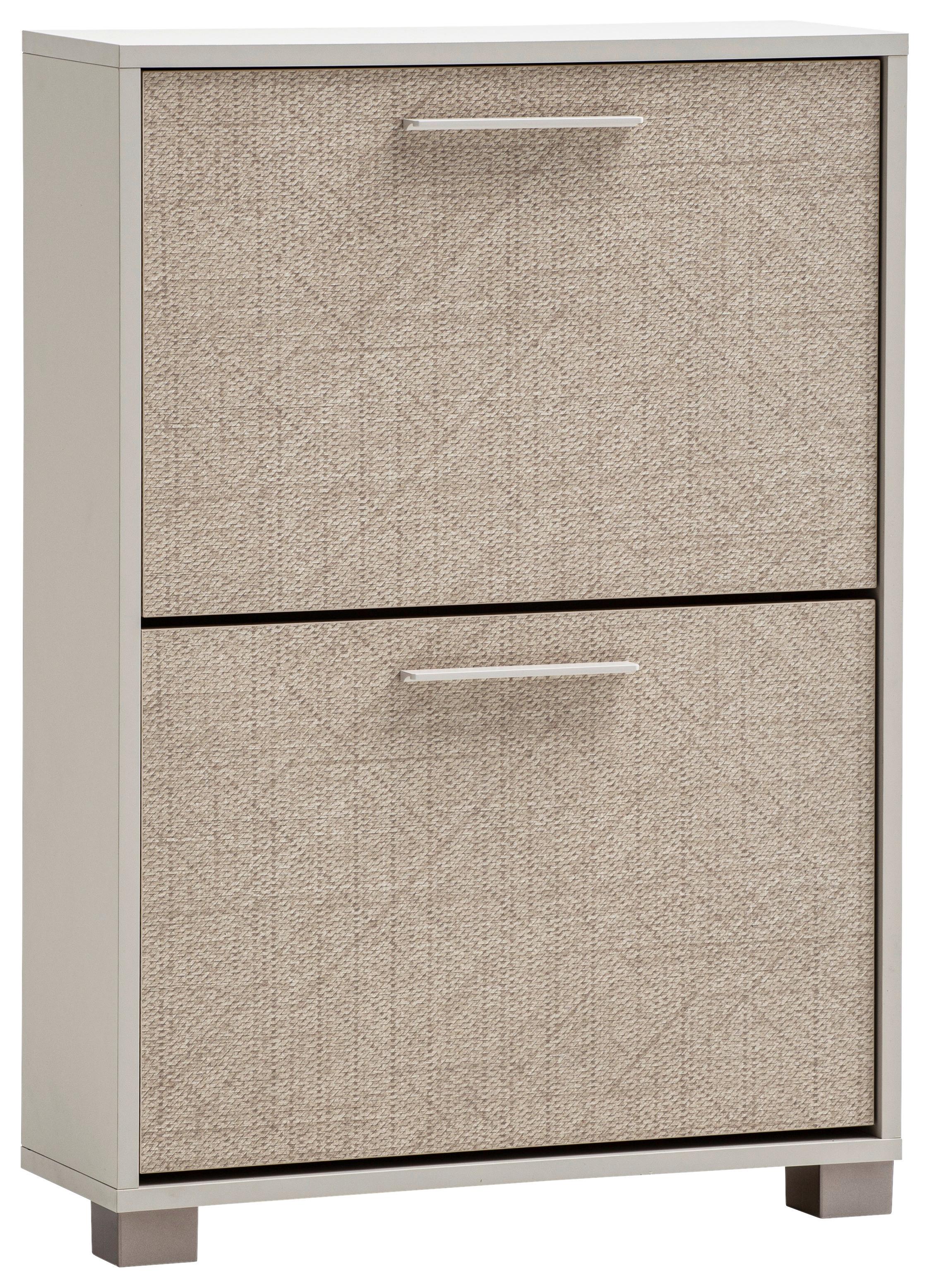 Omara Za Čevlje Edno, Bež - siva/bela, Design, kovina/umetna masa (59,8/85,2/19,6cm) - MID.YOU