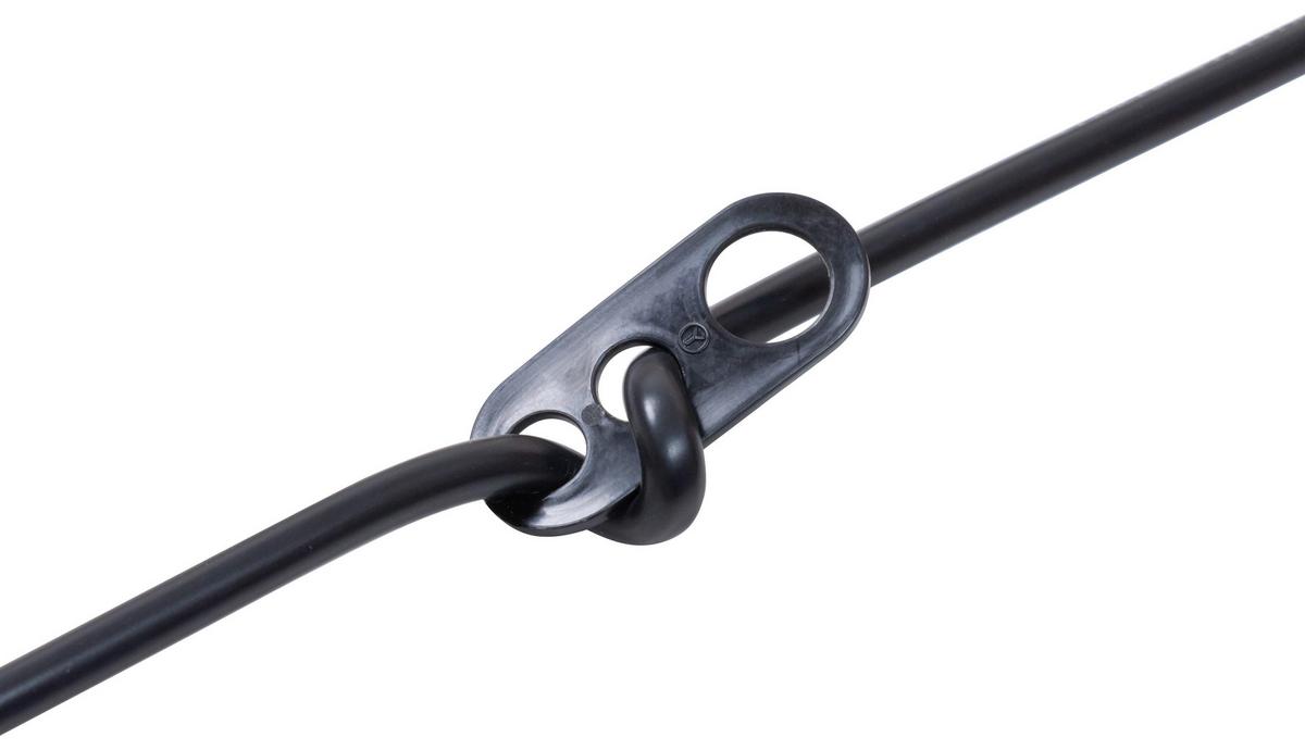 Netzkabel Dominik Schwarz ca. 500cm - Schwarz, Basics, Kunststoff (500cm)