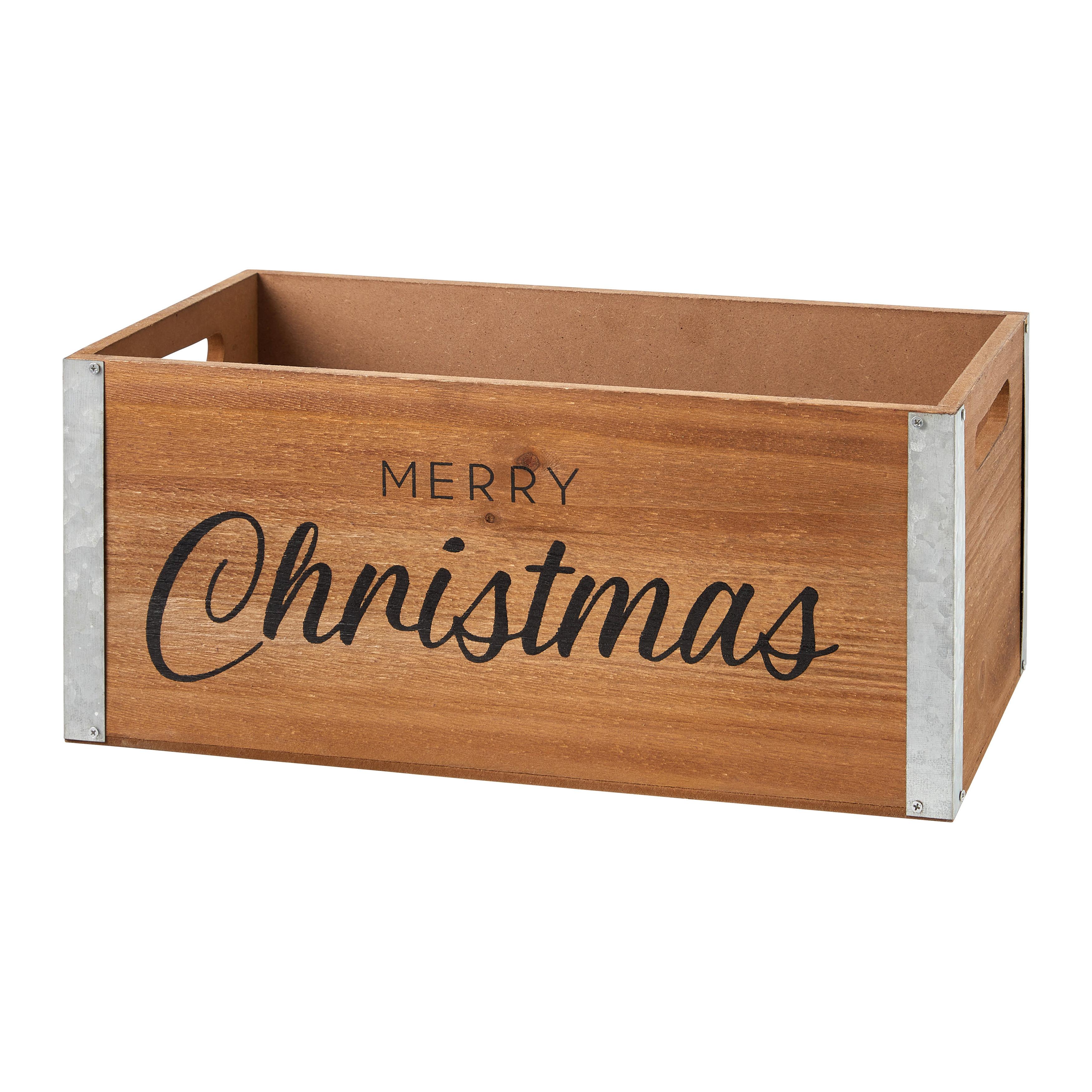 Dekobox Luke Naturfarben - Naturfarben, MODERN, Holzwerkstoff/Metall (40/17/21cm) - Modern Living
