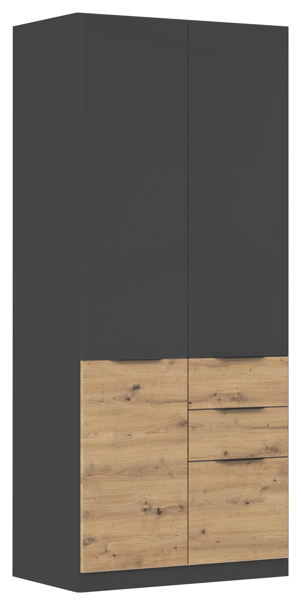 DULAP MAX-EXTRA - stejar Artisan/gri, Konventionell, material pe bază de lemn (91/210/54cm) - Modern Living