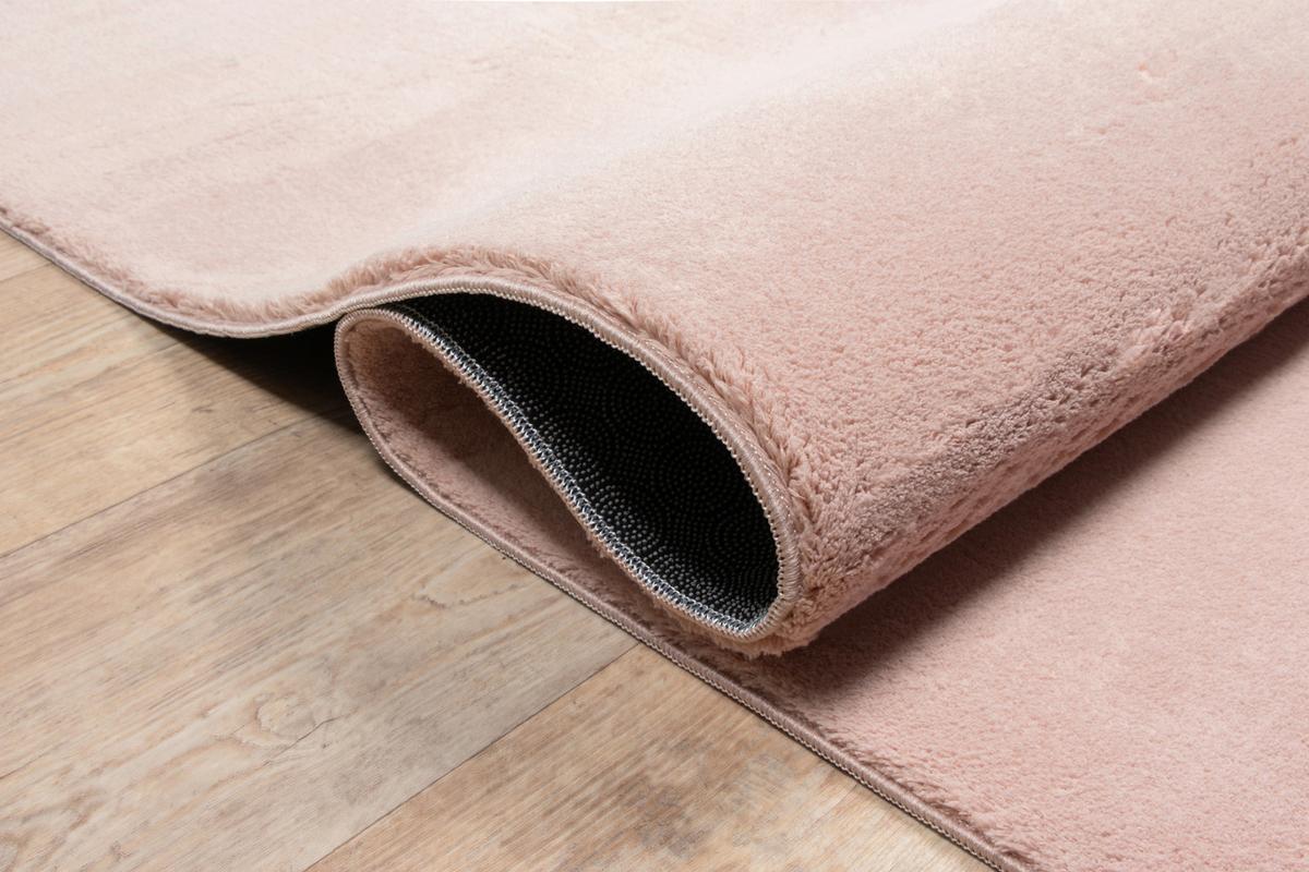 Fellteppich Loft Rosa ca. 140x200cm - Rosa, KONVENTIONELL, Textil (140/200cm)