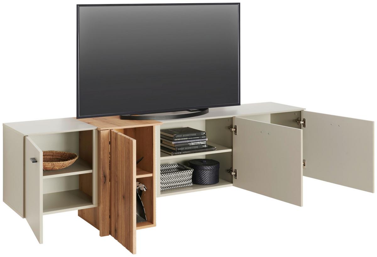 Comodă TV SANTANA - Modern, material pe bază de lemn (207,8/66/44,8cm) - Modern Living