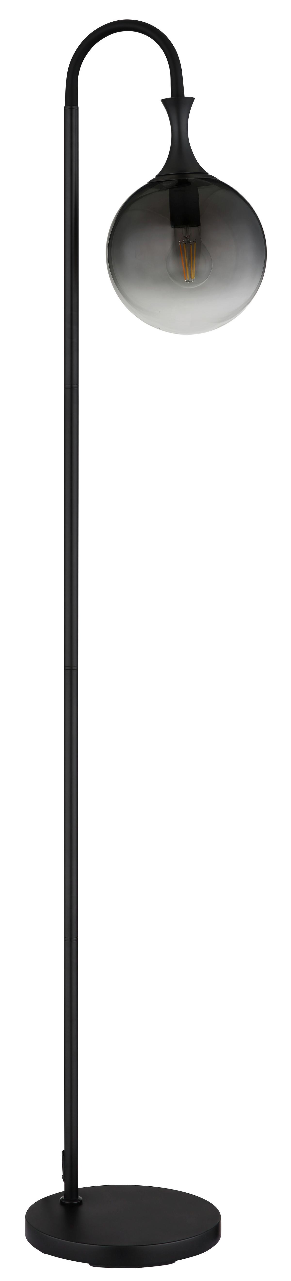 Podna Svjetiljka Dalton - siva/crna, Design, staklo/metal (29/25/152cm) - Globo
