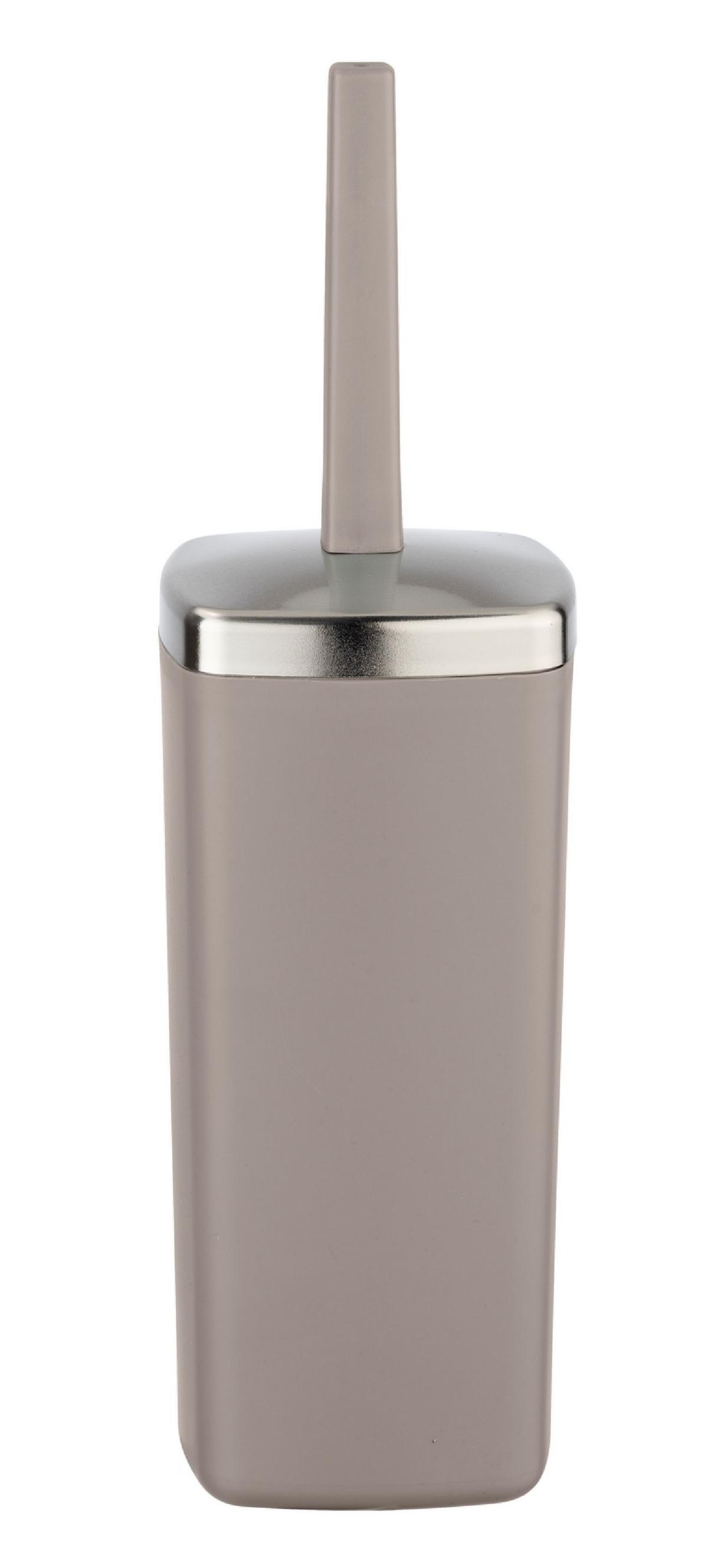 Garnitură perie WC Barcelona - taupe, Modern, plastic (9,6/36,5/9,6cm) - Wenko