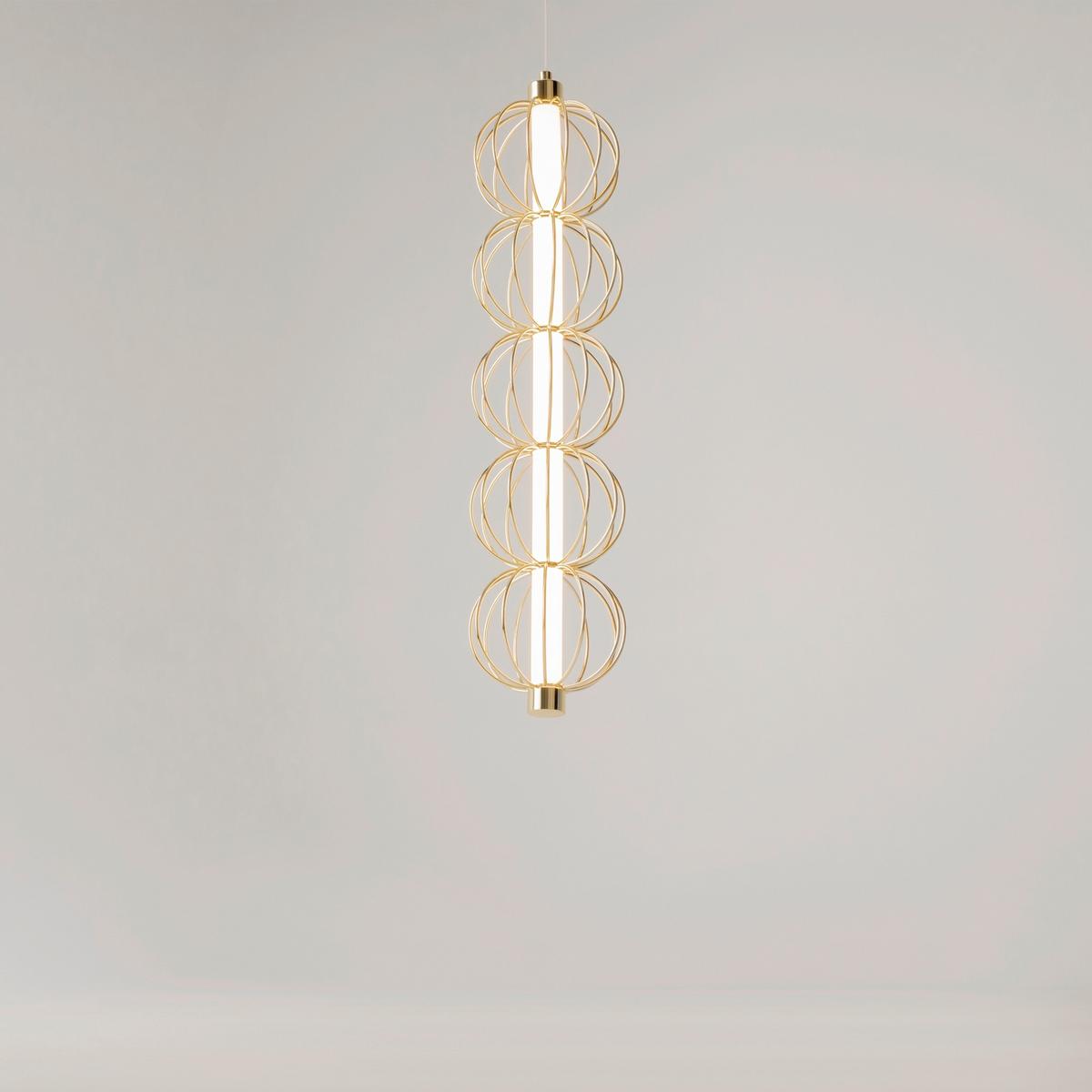 Pendelleuchte Mod216pl-L10g3k - Goldfarben, Design, Metall (13.9/375.8cm) - MAYTONI