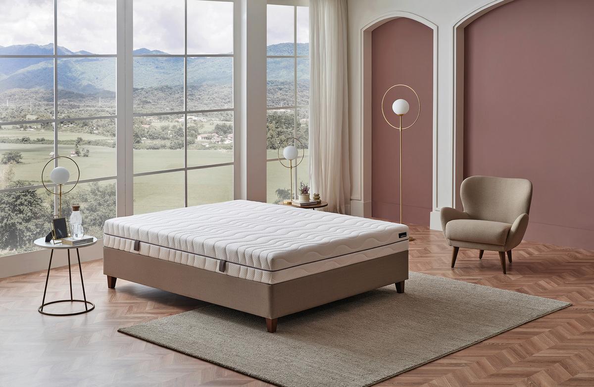Komfortschaummatratze Royal Comfort 7 H3 ca. 100x200 cm - Weiß, Basics, Textil (100/200cm) - Yatas