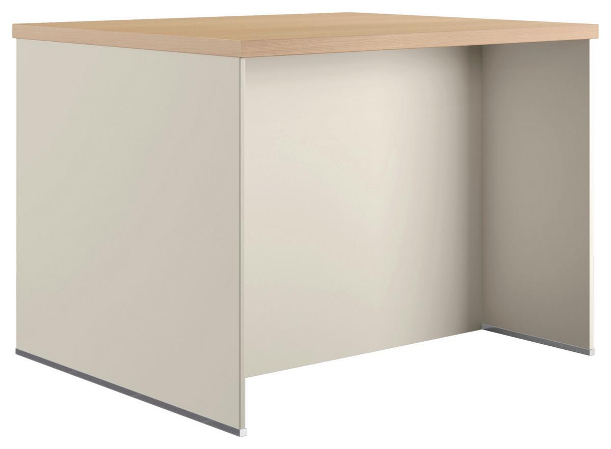 KÜCHENINSEL IP1200 - Edelstahlfarben/Eichefarben, Basics, Holzwerkstoff/Metall (123,4/91,8/96,6cm) - Impuls