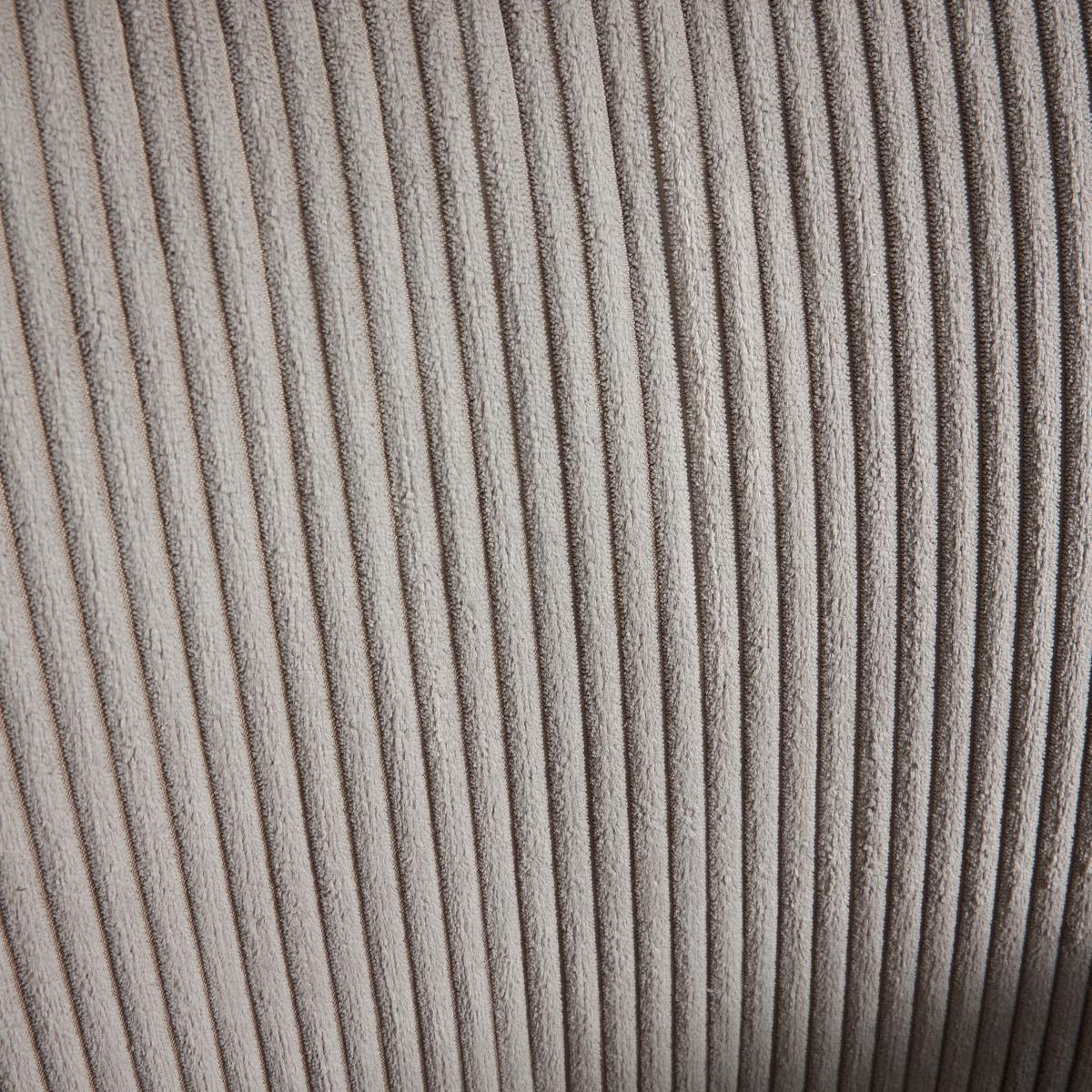 Armlehnstuhl Rosalia Hellgrau Cord Drehbar Gepolstert - Taupe/Hellgrau, MODERN, Holz/Textil (65/87,5/61,5cm) - Bessagi Home