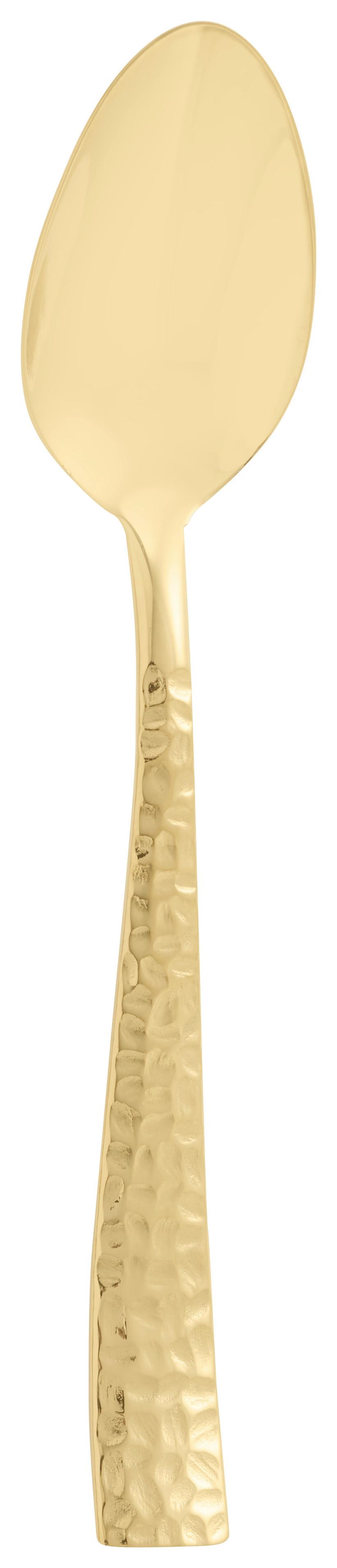 Kaffeelöffel in Gold - Goldfarben, Modern, Metall (14,7cm)