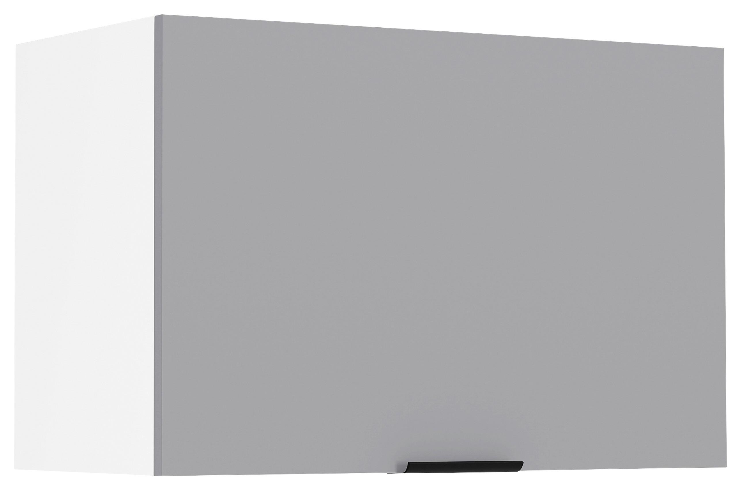 Küchenoberschrank Fasola - Weiss/Anthrazit, Trend, Holzwerkstoff/Kunststoff (60/40/31cm) - MID.YOU